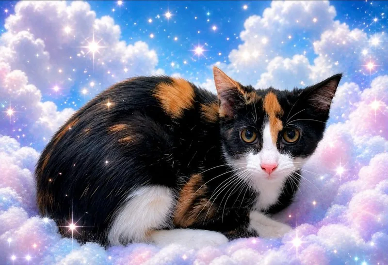 A baby small-sized female Domestic Short Hair cat named Quinn for adoption in Washington Court House, OH