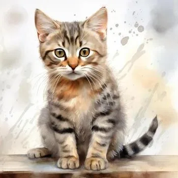 A baby medium-sized male Domestic Short Hair cat named Keelor for adoption in Quincy, OH