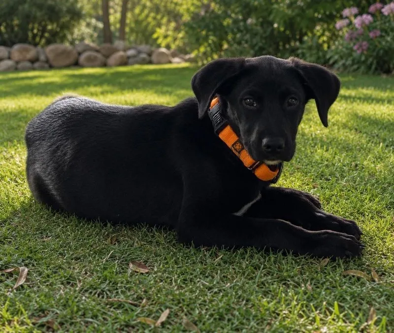 A baby medium-sized male Tricolor (Brown, Black, & White) Mixed Breed dog named Jesse for adoption in Dorr, MI