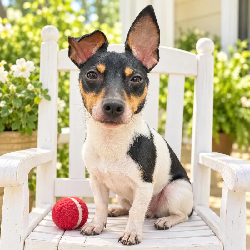 A young small-sized male Rat Terrier dog named Derry for adoption in POTOMAC, MD