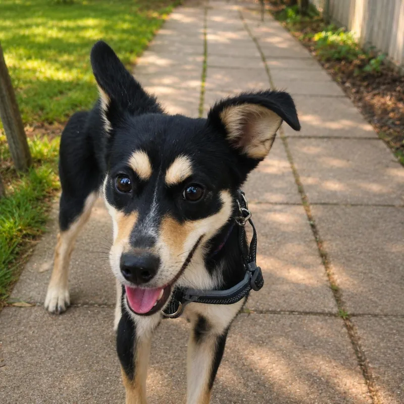 A young small-sized male Tricolor (Brown, Black, & White) German Shepherd Dog dog named Onyx for adoption in Dillsburg, PA