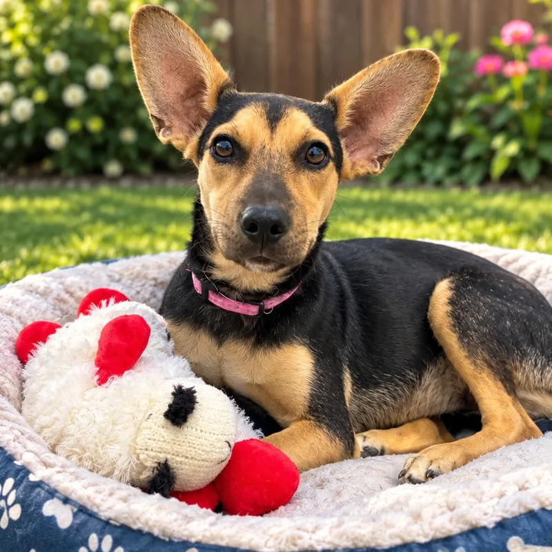 A baby small-sized female Chihuahua dog named Opal for adoption in Brownsville, TX