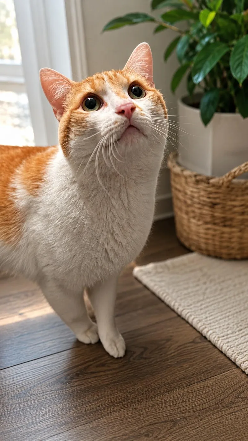 An adult medium-sized male Orange & White Domestic Short Hair cat named Spaghetti for adoption in Akron, OH