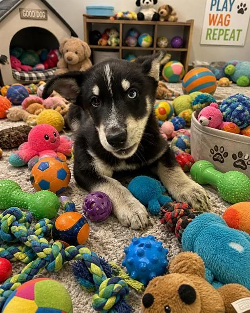 A baby small-sized male Akita dog named Maximus for adoption in Globe, AZ