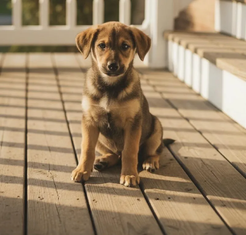 A baby medium-sized female Brown / Chocolate Labrador Retriever dog named Lady for adoption in Egg Harbor City, NJ