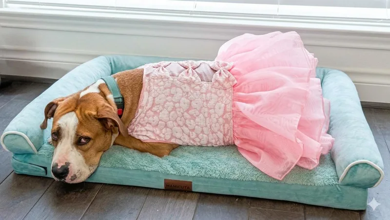 An adult medium-sized female Golden Boxer dog named Sasha le Posha for adoption in Houston, TX