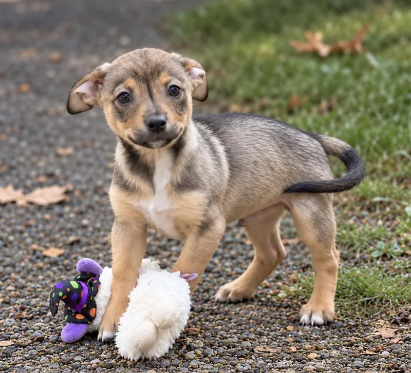 A baby small-sized male Chihuahua dog named Winston for adoption in Puyallup, WA