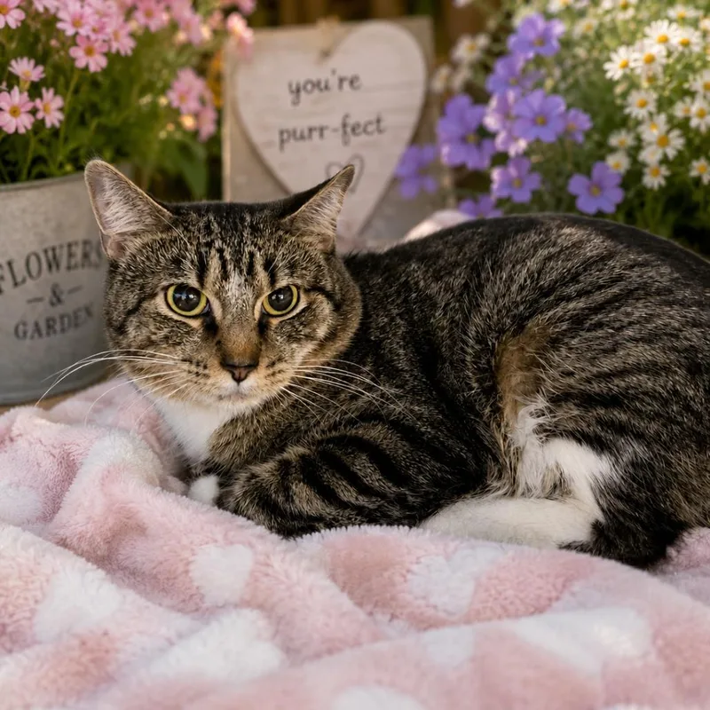 An adult medium-sized male Brown / Chocolate Domestic Short Hair cat named Alex for adoption in Walnut Cove, NC
