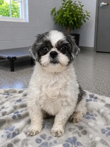 An adult small-sized female Shih Tzu dog named Candice for adoption in Kinzers , PA