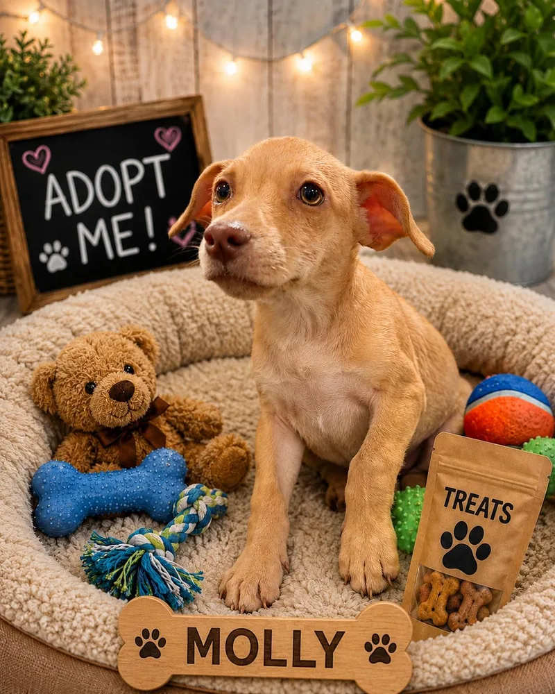 A young small-sized female Chihuahua dog named Molly for adoption in Queen Creek, AZ