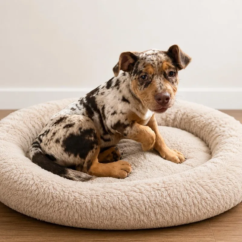 A baby large-sized female English Bulldog dog named Mabel for adoption in Crosby, TX