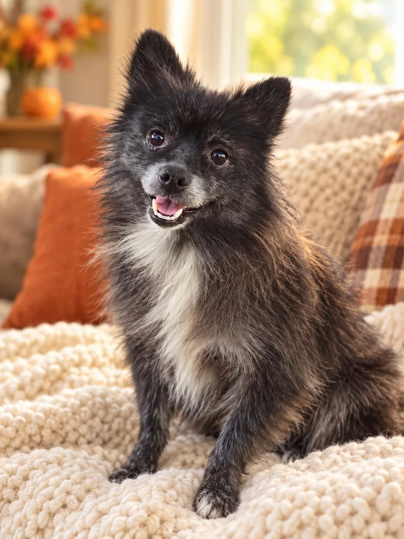 An adult small-sized male Pomeranian dog named Bubz for adoption in Salamanca, NY