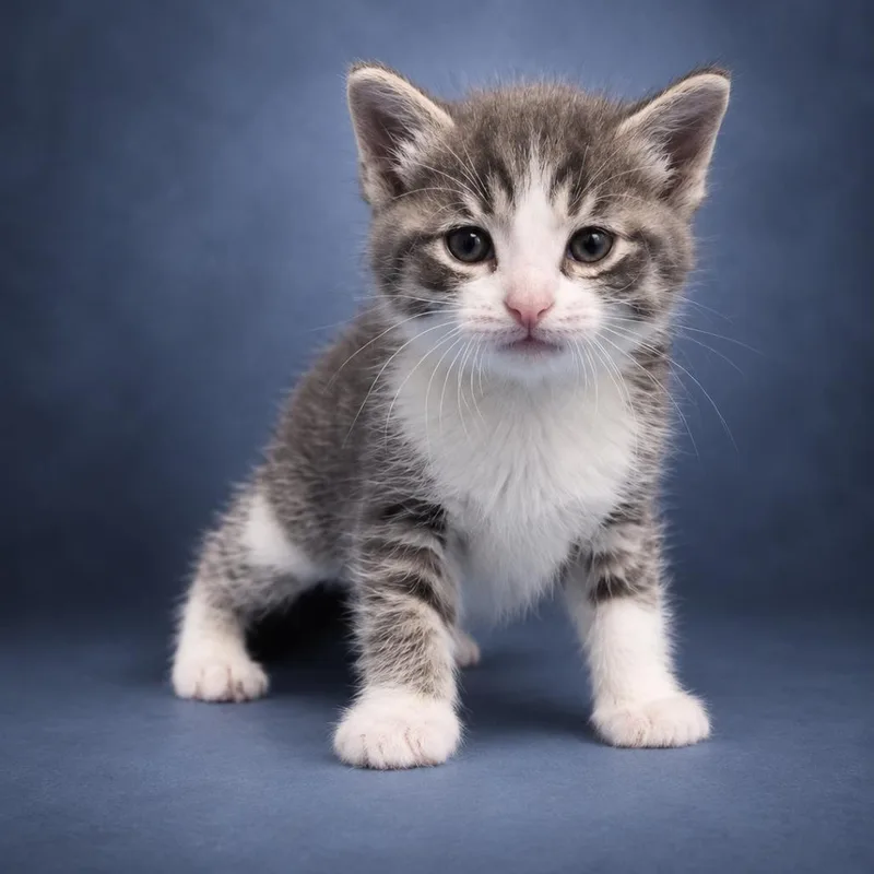 A baby small-sized male Brown / Chocolate Domestic Short Hair cat named Tangerine for adoption in Newport, TN