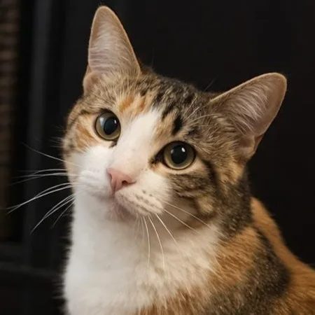 A young medium-sized female Calico Domestic Short Hair cat named Perla for adoption in Liverpool, TX