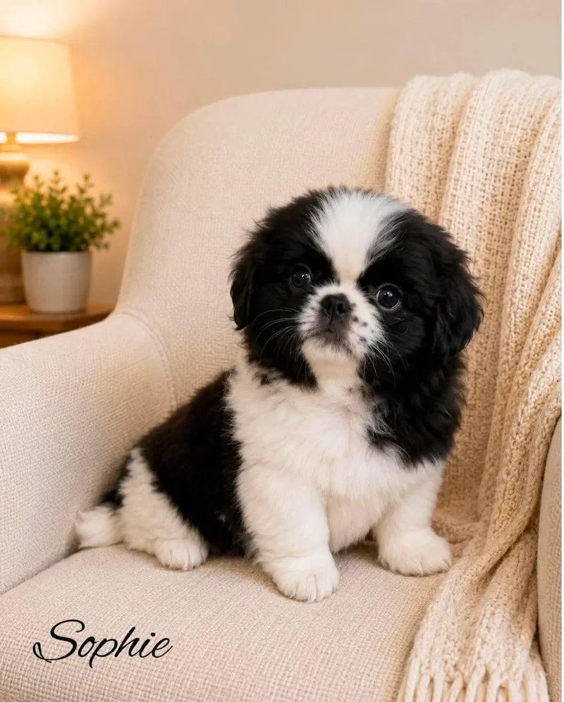 A baby small-sized female Pekingese dog named Sophie JC in MS for adoption in Warwick, RI