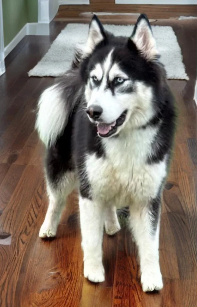 A young medium-sized male Alaskan Malamute dog named Misha for adoption in Sumter, SC