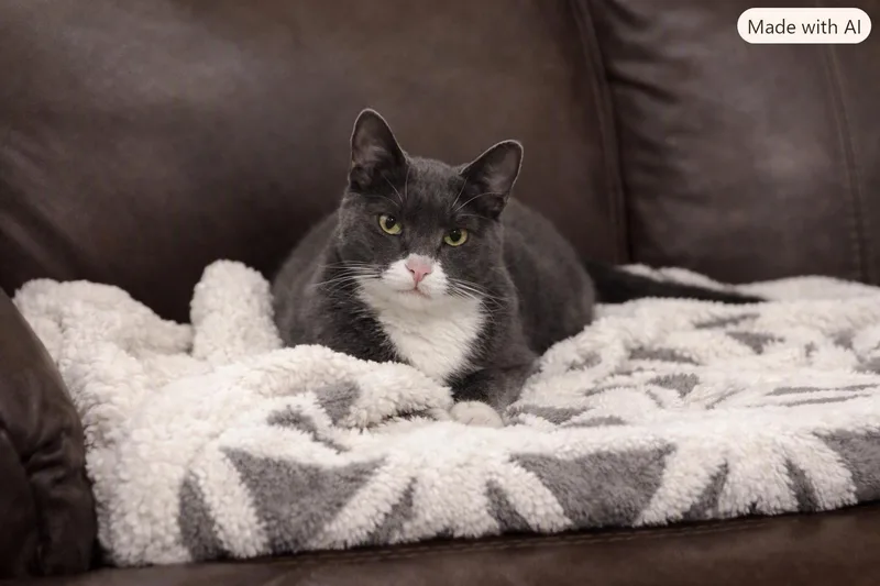 An adult medium-sized female Domestic Short Hair cat named Hope for adoption in Medina, OH