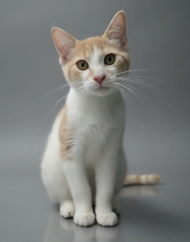 A young medium-sized male Orange & White Domestic Short Hair cat named Milton for adoption in Montello, WI