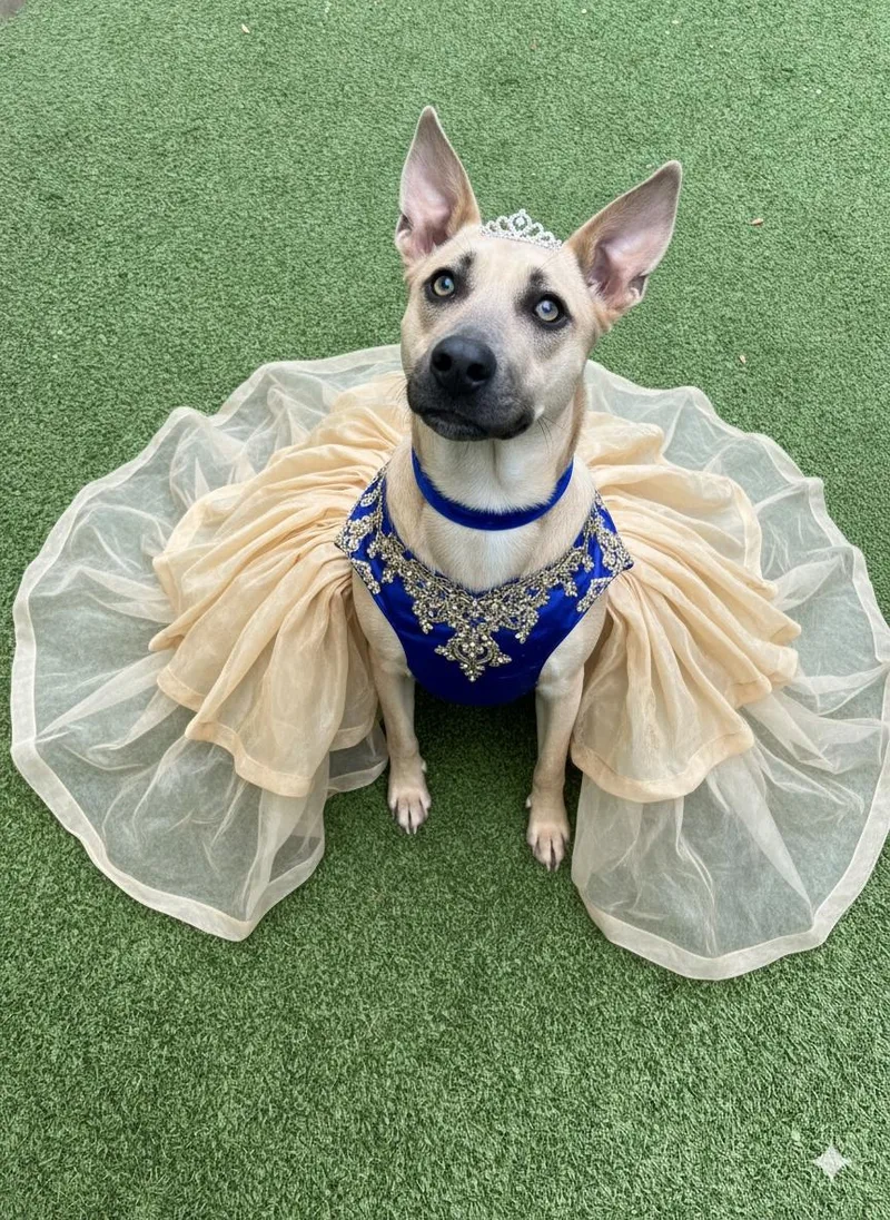 An adult medium-sized female Shepherd dog named Cookie for adoption in Wilmington, NC