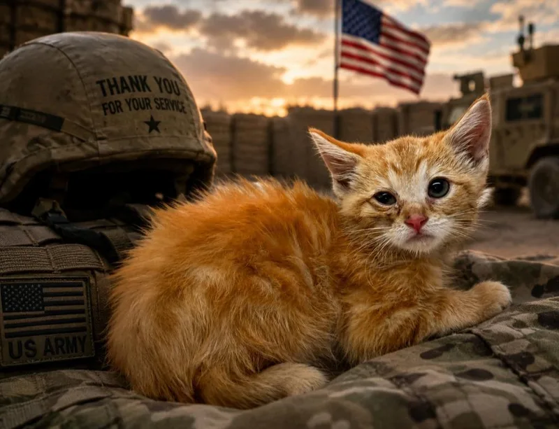 A baby small-sized male Domestic Short Hair cat named Soldier for adoption in Washington Court House, OH