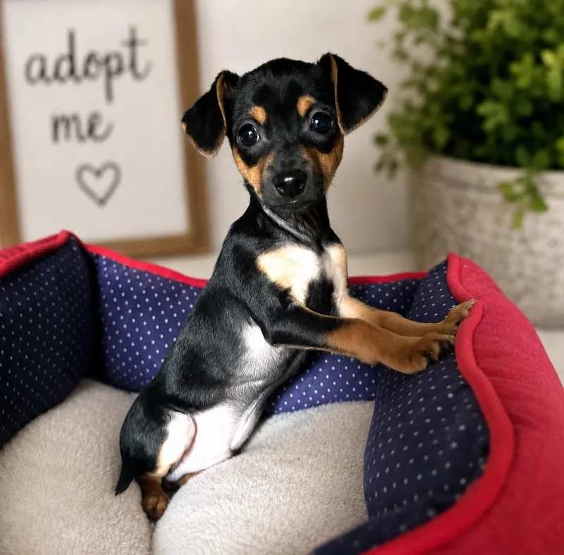 A baby small-sized male Chihuahua dog named Pedro Moore for adoption in Saunderstown, RI