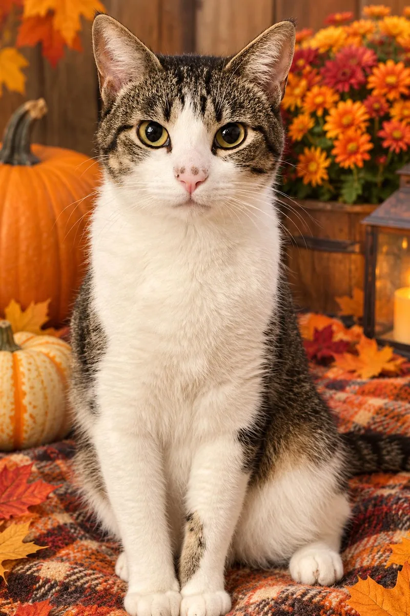 An adult large-sized male Tabby (Brown / Chocolate) Domestic Short Hair cat named Dorian for adoption in Tavares, FL