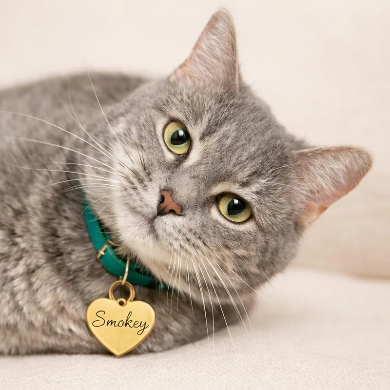 An adult small-sized male Gray / Blue / Silver Domestic Short Hair cat named Smokey for adoption in Hannibal, MO