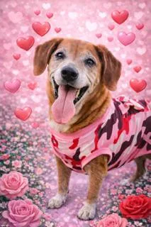 A senior medium-sized female Mountain Cur dog named Gemma {coming Soon} for adoption in Nashville, TN