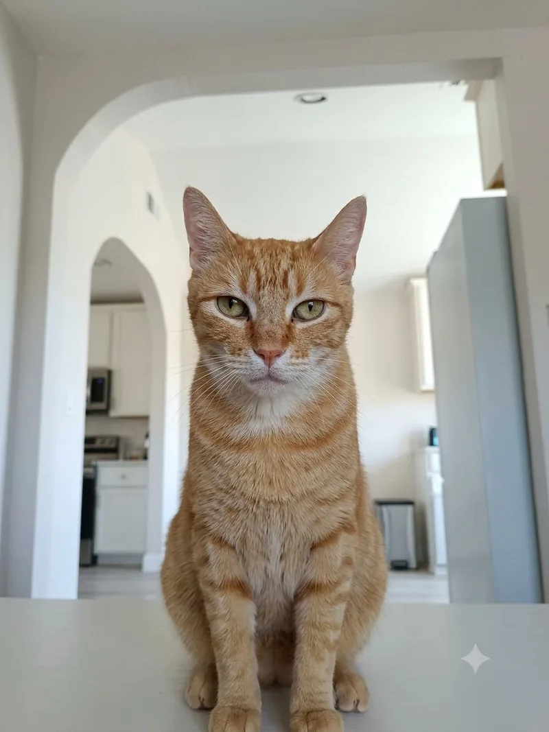 An adult medium-sized male Orange / Red Domestic Short Hair cat named Rowdy for adoption in Antioch, CA