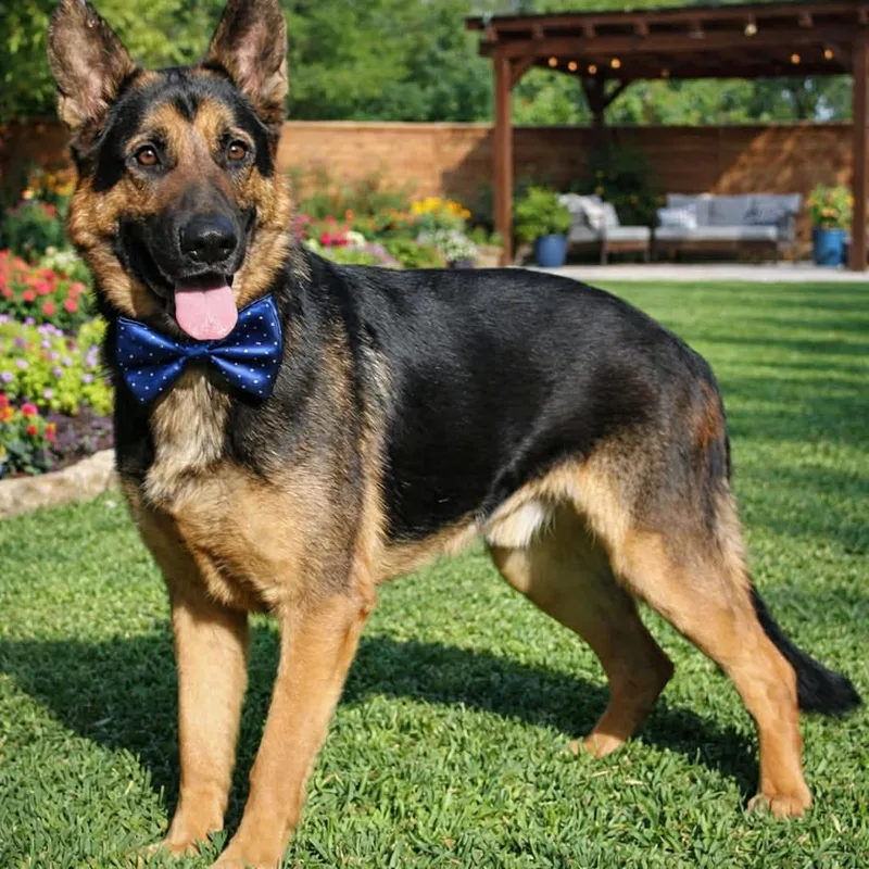 A young medium-sized male German Shepherd Dog dog named Lobo Gs for adoption in Allen, TX
