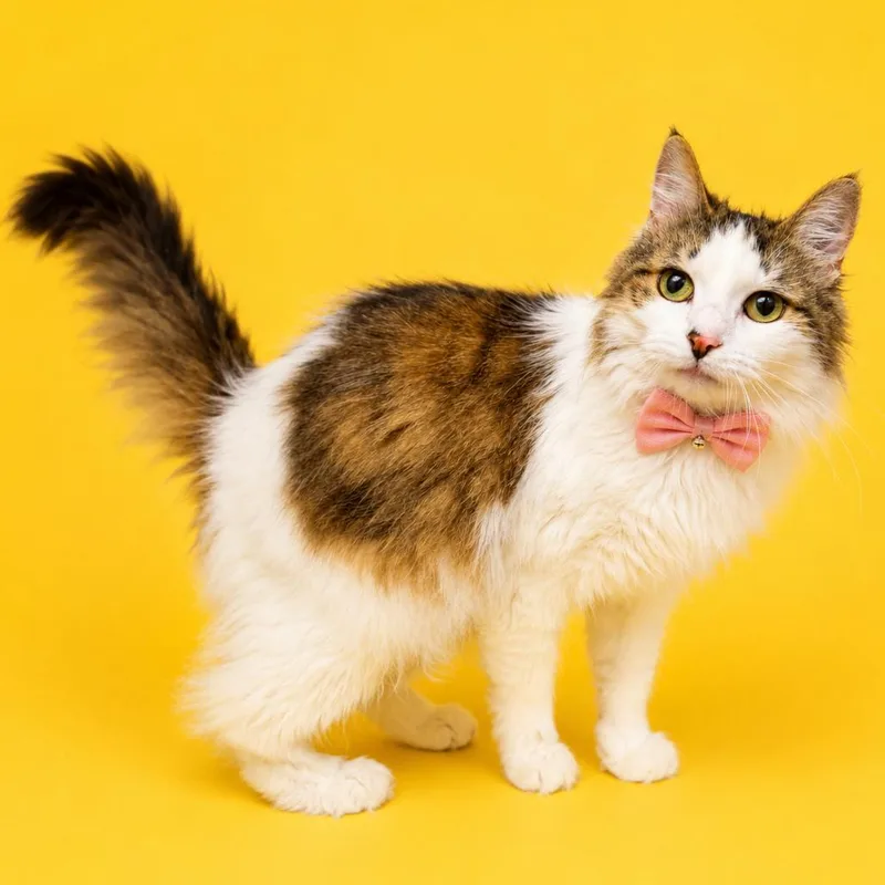 A senior medium-sized female White Domestic Medium Hair cat named Soup for adoption in Binghamton, NY
