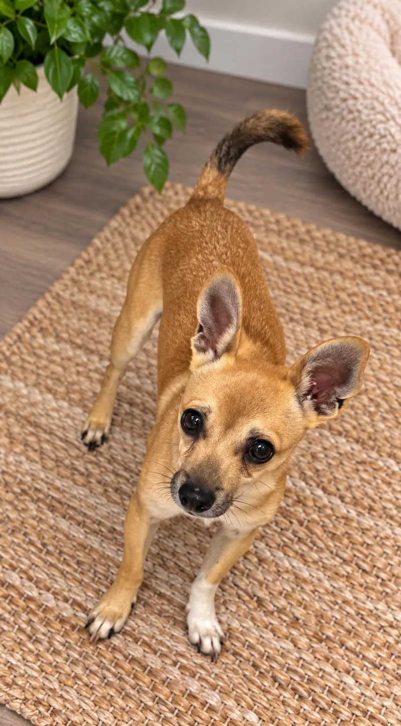 A baby small-sized male Apricot / Beige Chihuahua dog named Mouse for adoption in Phoenix, AZ