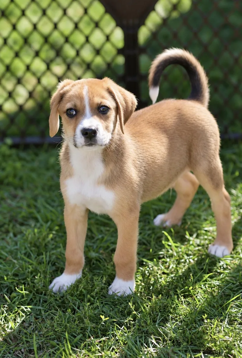 A baby medium-sized male Mixed Breed dog named Blake for adoption in Rochester , NY