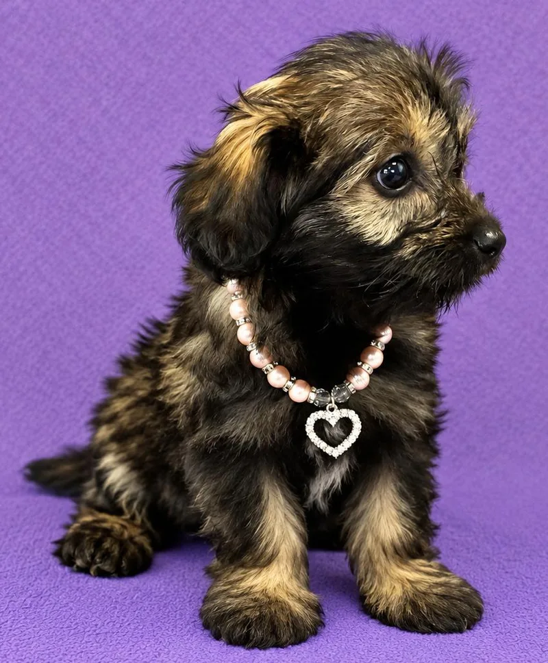 A baby small-sized female Black Poodle (Toy) dog named Lilly for adoption in Lodi, CA