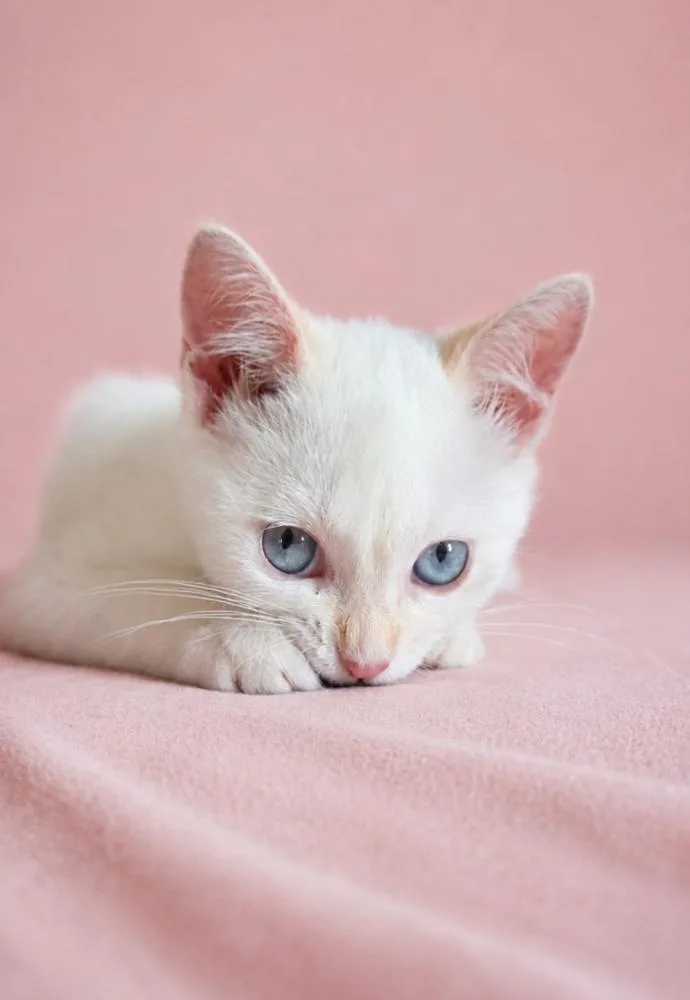 A baby small-sized female Siamese cat named Blueberry for adoption in Chicago, IL
