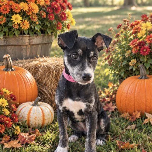 A baby small-sized female Black Terrier dog named Betsy Lonestar for adoption in Rockaway, NJ