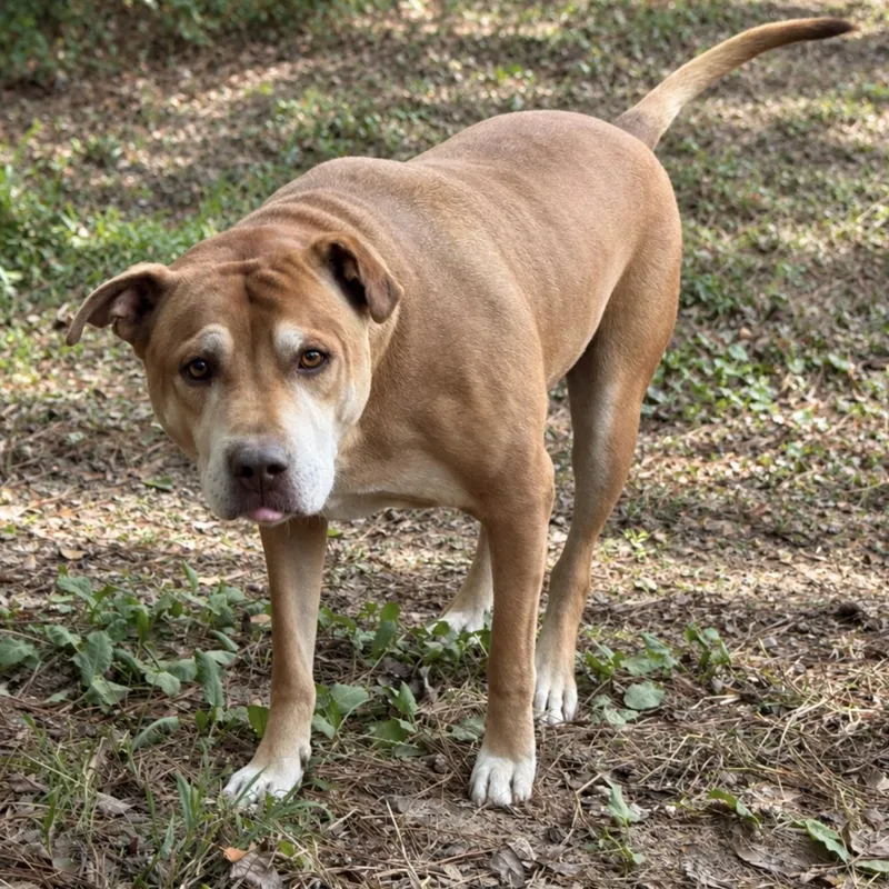 An adult large-sized male Golden Terrier dog named Nash for adoption in Longview, TX