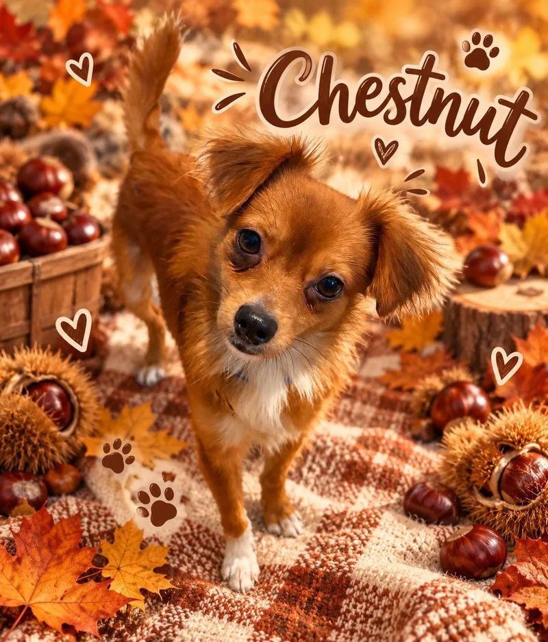 An adult small-sized male Chihuahua dog named Chestnut for adoption in Ball Ground, GA