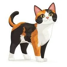 A young small-sized female Calico Domestic Short Hair cat named Luna for adoption in West Olive, MI
