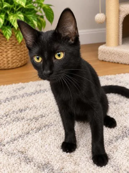 A baby small-sized male Domestic Short Hair cat named Pop for adoption in Paducah, KY