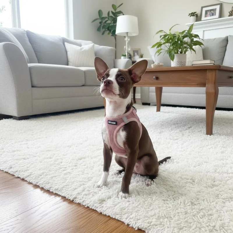 A baby small-sized female Boston Terrier dog named Chelsea for adoption in Orange, CA