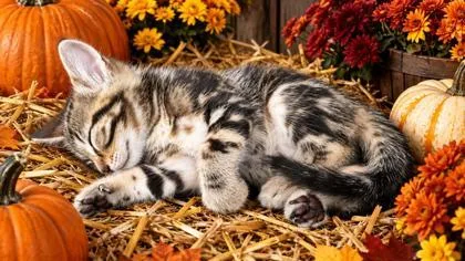 A baby small-sized male Domestic Short Hair cat named Titan for adoption in Fishers, IN