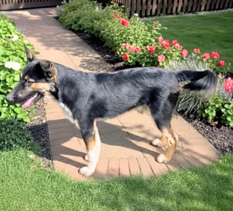 An adult medium-sized male Shepherd dog named Ben for adoption in Evergreen, CO