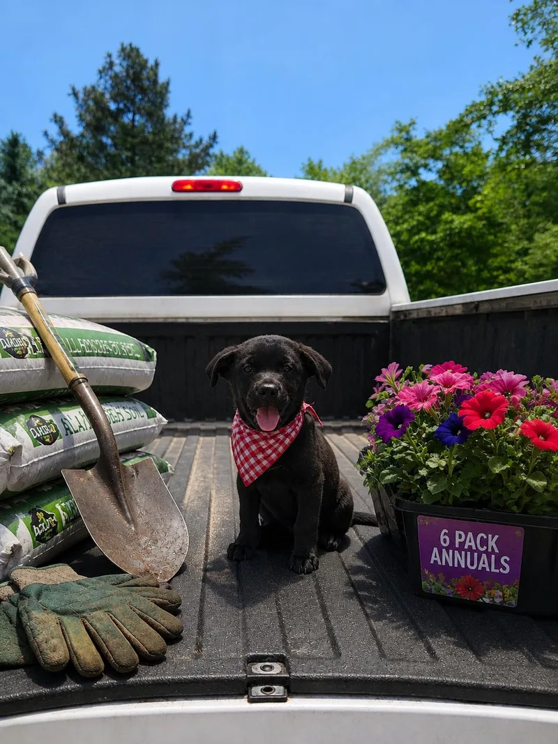 A baby medium-sized male Black Labrador Retriever dog named Black Lab Mix Pup for adoption in Mount Laurel, NJ