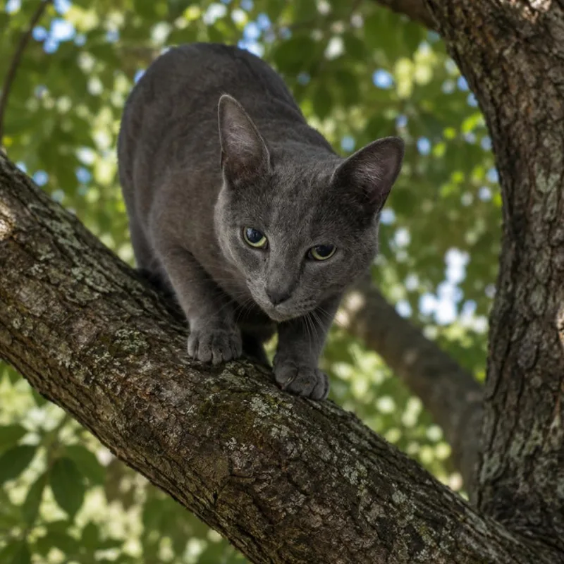 An adult medium-sized female Gray / Blue / Silver Domestic Short Hair cat named Pookie for adoption in Yanceyville, NC