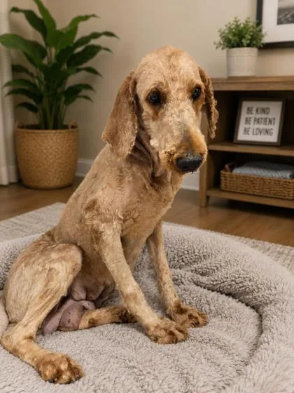 An adult medium-sized female Golden Retriever dog named Vienna for adoption in Malvern, PA
