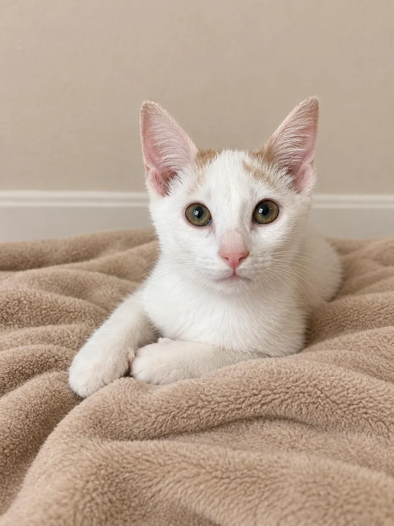 A baby medium-sized male Orange & White Domestic Short Hair cat named Cedar for adoption in Greensboro, NC