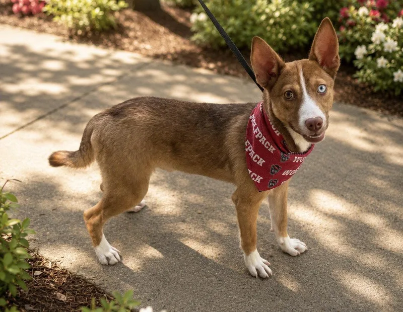 A young medium-sized male Siberian Husky dog named Creed for adoption in Raleigh, NC