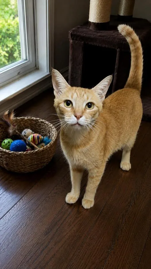 An adult medium-sized male Domestic Short Hair cat named Benny for adoption in Reading, PA