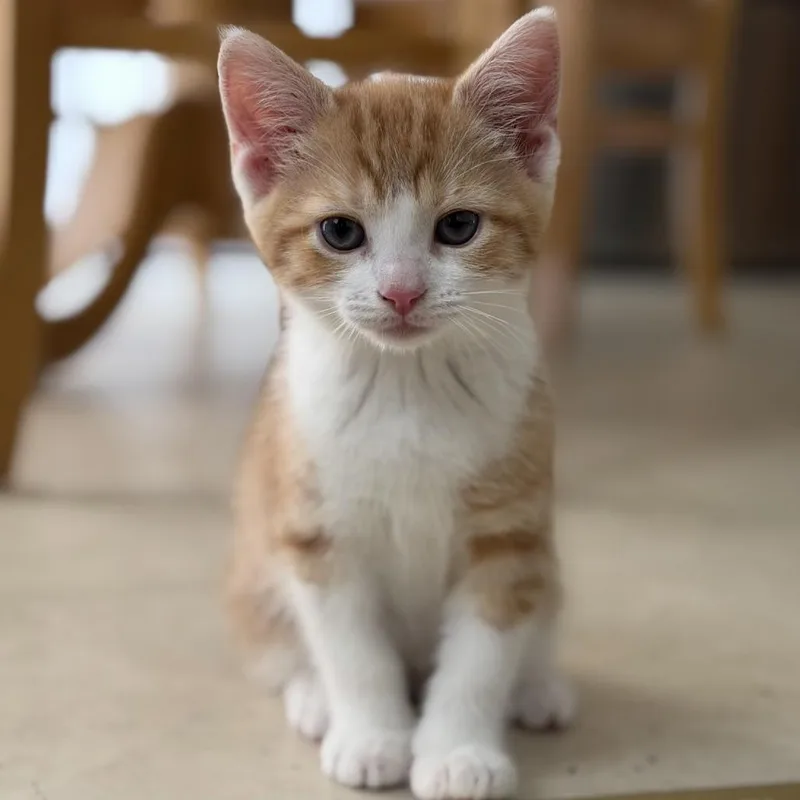 A baby small-sized male Orange / Red Domestic Short Hair cat named Socket for adoption in York, PA